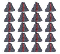 YARNOW Statua Mini 8 CM 20 Pezzi in Plastica Decorazione da Giardino e Acquario Grotta Nascosta per Nascondiglio Pesci e Ornamento da Scrivania