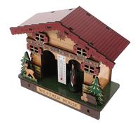 YARNOW Stazione Meteorologica da Parete in Legno Barometro, Termometro e Igrometro per Interni, Monitor Temperatura e Umidità per Casa e Sauna, Strumento Multifunzione per Controllo