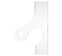 YARNOW Stencil Personalizzato in Acrilico per Manico Tagliere Guida di Taglio Precisa per Fai da Te, per Utensili da Taglio e Lavorazione del Legno