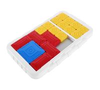YARNOW Strada Di Huarong Game Puzzle Pratico Gioco Di Puzzle Logici Consiglio Di Insegnamento Giocattoli Puzzle Pensa a Giochi Logici Divertenti Bomboniere Bianca Plastica