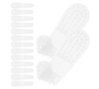 YARNOW Strisce Antiscivolo in Silicone Bianco per Attaccaglie Robuste Design Unico 100 Pezzi Adesive per Porta Abiti in Negozio o Lavanderia