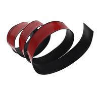 YARNOW Striscia di Transizione per Pavimenti Lunghezza Regolabile 2 Metri Autoadesiva in Pvc Nera per Porte e Giunzioni di Laminato