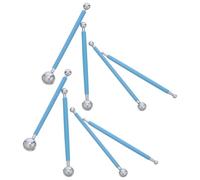 YARNOW Strumenti per Modellare Argilla 8pezzi Doppia Punta a Sfera in Acciaio Inossidabile e Plastico, Riutilizzabili per Clay Hand Building e Decorazioni Artistiche