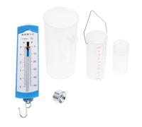 YARNOW Strumento Fisico di Meccanica Fisica con Dinamometro a Molla e Beccuccio Angolato, Kit Sperimentale di Galleggiamento in Plastica Trasparente per Esperimenti Colore Colore Casuale