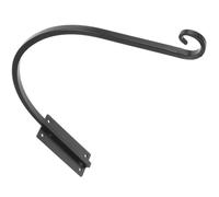 YARNOW Supporto da Parete per Piante in Ferro Nero, Gancio per Fioriere e Campanelle a Vento, Design Snello e Resistente per Uso Esterno, Set 1 Pezzo