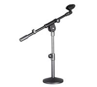 YARNOW Supporto Microfono da Tavolo Regolabile con Base in Metallo Silenziosa Compatibile per Conferenze Chiese e Uso Desktop