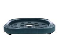 YARNOW Supporto per Bombola di Gas Ruote Mobili, Vassoio Rotondo in Plastica per Serbatoio Gas, Base Porta Lattine per Cucina Domestica, Facile da Pulire e Spostare, Risparmio Energetico