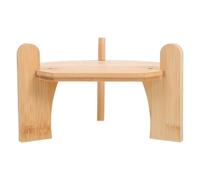 YARNOW Supporto per Distributore di Bevande Base Antiscivolo in Bambù, Rialzo da 20 CM per Bottiglie in Vetro, per Eventi e Utilizzo Domestico Dispenser di Bevande Fredde