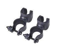 YARNOW Supporto per Luce Bici LED 2 Pezzi Fissaggio Rinforzato e Interfaccia Dentata Regolabile per Ciclismo Notturno su Manubrio