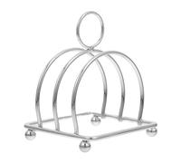 YARNOW Supporto per Toast in Acciaio Inox Resistente, Porta Pane Multifunzionale Salvaspazio Scaffale Portaoggetti, Organizer Cucina per Fette di Pane, Libri e Ricette