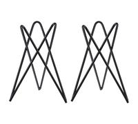 YARNOW Supporto Resistente alla Ruggine in Ferro Nero per Piante Aeree Tillandsia 2 Pezzi Design Intrigante per Giardinaggio Domestico e Decorazione Casa