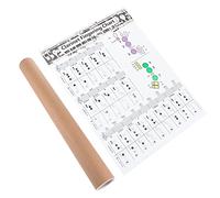YARNOW Tabella Accordi per Clarinetto per Principianti Guida Pratica Al Finger Guide e Pratica Accordi Resistente per Musicisti