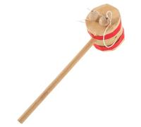 YARNOW Tamburo Tamburi a Mano Tamburo a Mano Per Bonghi Per Tamburo Rotante Tamburo Battere Il Tamburo Scimmia Cembalo Bambù Beige