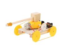 YARNOW Tank Diy Ruote Educativo per Sviluppare Abilità Creatività Senza Batteria Kit Costruzione per Esperimenti Fisici Tecnologici
