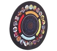 YARNOW Tappetino per Tarocchi in Gomma per Divinazione Tovaglia Decorativa per Giochi Divinatori Accessorio Morbido e Leggero per Tavolo da e Riti Magici