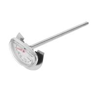 YARNOW Termometro con Design Resistente alle Alte Temperature per Frittura in Acciaio Inossidabile e Supporto, per Uso in Cucina e Cottura di Pesce e Olio