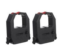 YARNOW Time Recorder Ribbon Kit per Macchina Rilevazione Presenze, Nastro Stampante per Ufficio, 2 Pezzi, Compatibile con più Marche, Plastico Nero, Facile da Installare
