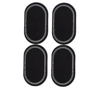 YARNOW Toppe Autoadesive per Doppio Pedale Grancassa 4 Pezzi, Adesivi Protezione per Pelli di Tamburo, Accessori per Batteria e Percussioni