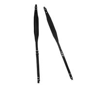 YARNOW Tracolla Fisarmonica Regolabile in Finta Pelle Nero Cinturino Leggero e Resistente Per Strumenti Bassi Adatto Per Musicisti in Viaggio e Performance