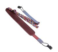 YARNOW Tracolla Regolabile Per Ukulele Tracolla Per Chitarra Senza Foratura Realizzata in Pelle Pu Design Confortevole Che Rimane in Posizione Per Soddisfare Esigenze Di Suonare