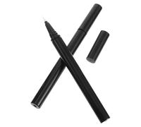 YARNOW Tubi Eyeliner Vuoti Ricaricabili Pennello Portatile Set 3 Pezzi 1ml in Plastico Nero per Negozi Cosmetici e Mercati