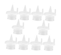 YARNOW Valvola Per Tiralatte in Silicone a Becco D’anatra, Accessori Per Tiralatte Manuale Ed Elettrico, Kit Da 10 Pezzi Materiale Sicuro e Design Anti-ritorno Per Allattamento Madre e Ragazzo Ragazza