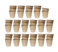 YARNOW Vassoi Da 50 Pezzi Bicchieri Di Carta Per Piante Per Propagatore Da Giardino Vaso Da Vivaio