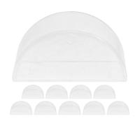 YARNOW Vassoio semicircolare trasparente da 10 pezzi - Contenitore per acqua rifrattiva per esperimenti di ottica fisica Serbatoio per acqua rifrattiva per l'insegnamento della fisica -