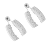 YARNOW Vegetable Slicer Finger Protector 2Pezzi Safety Clip in ABS per protezione mani e fissaggio alimenti in ambiente cucina