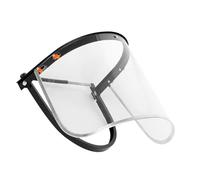 YARNOW Visiera Protettiva per Viso Anti-spruzzi in Pvc e Lega di Alluminio, Leggera e Trasparente, per Saldatura e Lucidatura Casco di Sicurezza Colore Casuale