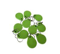 YARONGTECH 100 chiavi intelligenti UID riscrivibili, 1K S50 RFID Card Token NFC Tag, 13,56 MHz ABS Access Control Door Card, blocco 0 modificabile, conforme ISO 14443A (verde)
