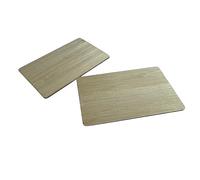 YARONGTECH NTAG215 NFC Eco-Friendly Bamboo Card funziona con tutti gli smartphone e i dispositivi abilitati NFC (confezione da 2) (Bamboo)