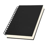 Yarotm Quaderni a Spirale A5 - Quaderno Puntinato 5mm - Nero Block Notes A5-14x21cm Taccuino Appunti - 100GSM Carta Quaderno A5 Puntinato - 120 Fogli Notebook Spirale Copertina Rigida