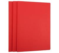 Yarotm Quaderno A4 Fogli Bianchi - 3 Pezzi Pack Block Notes Sfoderato - 100gsm Taccuino A4 21x29.2cm - 80 Pagine Notebooks Copertina Morbida Rosso - Blocco Note per Appunti e Sketch, Disegnare