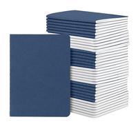 Yarotm Quaderno A6 Puntinato - 48 Pezzi Set Taccuino Appunti Dotted 5mm - 100g/m² Block Notes Punti 60 Pagine/30 Fogli Copertina Morbida A6 10x14cm - Notebooks per Disegnare, Blu Scuro