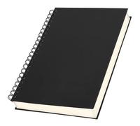 Yarotm Quaderno Spirale A4 - Taccuino A4 Puntinato - 21x28.5cm Notebook Copertina Rigida - 240 Pagine Block Notes A5-100g/m² Carta Quaderno Puntinato 5mm - Nero Quaderni a Spirale