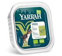 Yarrah Bio 36 x 150 g Umido per cane - Bocconcini Vegetariani con Verdure bio e Rosa canina bio