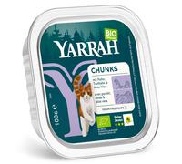 Yarrah Bio 48 x 100 g - Bocconcini in Salsa con Pollo bio & Tacchino bio con Aloe Vera bio