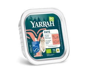 Yarrah Bio 48 x 100 g - Paté di Salmone & Alghe bio