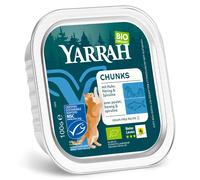 Yarrah Bio 24 x 100 g - Bocconcini in Salsa con Pesce e Alga Spirulina bio