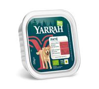 Yarrah Bio Paté 12 x 150 g umido per cane - Manzo bio con Alga Spirulina bio