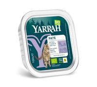 Yarrah Bio Paté Alimento umido per gatti 6 x 100 g - Pollo bio & Tacchino bio con Aloe Vera bio
