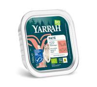 Yarrah Bio Paté Alimento umido per gatti 6 x 100 g - Salmone con Alghe bio