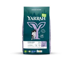 Yarrah Bio Sterilised Senza grano con Pollo Crocchette per gatto - 2 kg