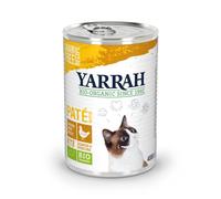 YARRAH Paté con Pollo, Cibo per Gatti biologico - Delizioso Paté di Pollo con Piselli, Alghe e Spirulina - per Tutti i Tipi di Gatto, dai Cuccioli ai più Anziani - 400g