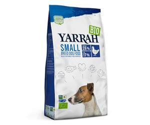 Yarrah Small Breed | Cibo secco con pollo biologico, pesce MSC e piselli biologici per cani di piccola taglia | Il cibo organico per cani forma un pasto completo, nutriente e molto gustoso | 5 KG