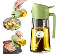 YARRAMATE Spruzzino Olio per Friggitrice Aria 2 in 1 470 ml Dosatore Bottiglia e
