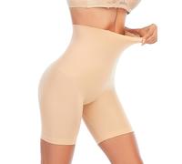 YARRCO Guaina Contenitiva Donna Pancia Piatta Mutande Contenitive Intimo Modellante Pancera Contenitiva a Vita Alta Shapewear Pantaloncini Dimagrante Invisible Post Parto (#49 Beige,L)