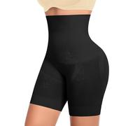 YARRCO Shapewear Guaina Contenitiva Donna Pancia Piatta Guaina Modellante Snellente Pantaloncini Mutande Contenitive Intimo Modellante Slip Contenitivo Vita Alta Senza Cuciture Invisibile (#1 Nero,M)
