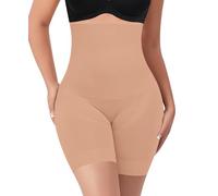 YARRCO Shapewear Guaina Contenitiva Donna Pancia Piatta Guaina Modellante Snellente Pantaloncini Mutande Contenitive Intimo Modellante (Taupe-Smooth,S)